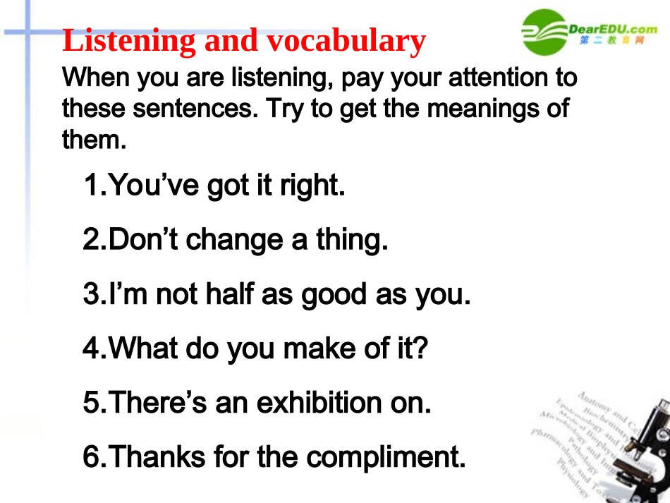 高中英语 Module4 Speaking and writing课件 外研版必修2 课件_第2页