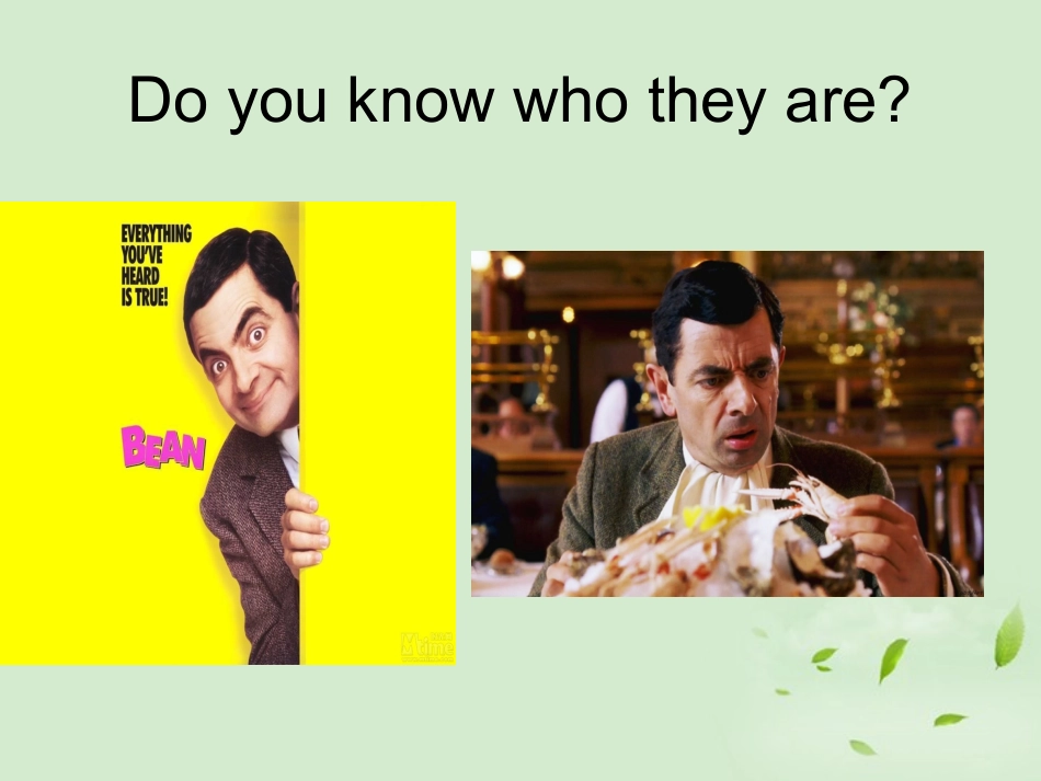 高一英语(Unit3 A Taste of English Humour1)课件 新人教版必修4 课件_第2页