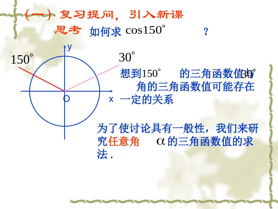 高中数学诱导公式精品课件苏教版必修四 课件_第2页
