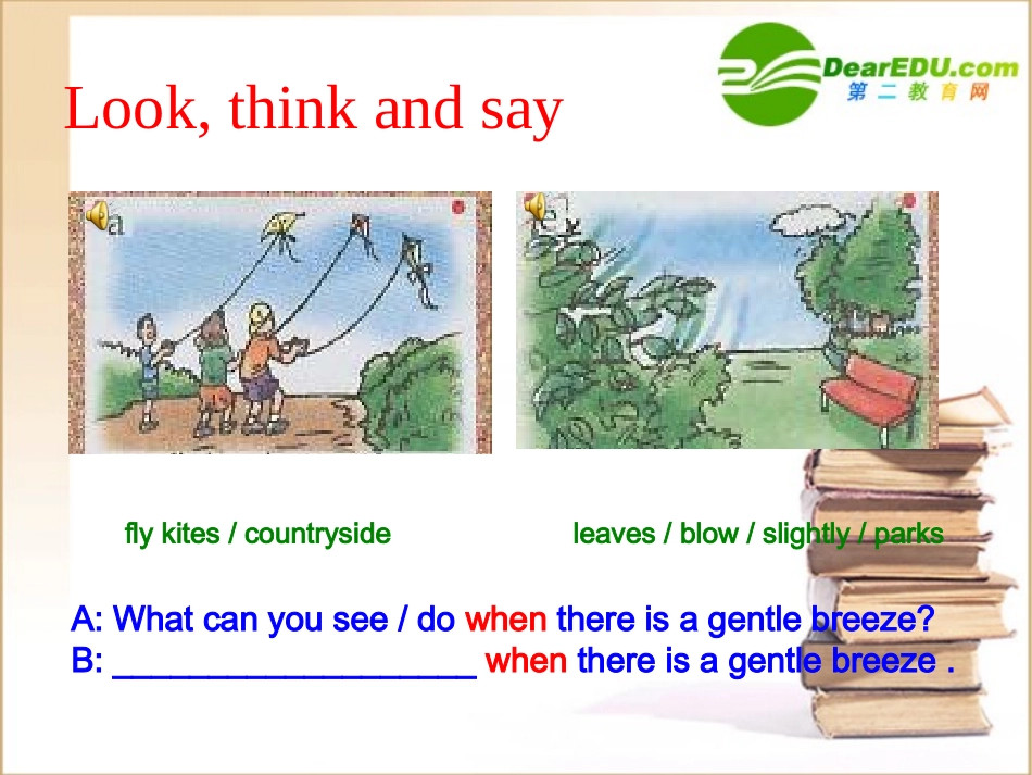 高中英语 windy weather课件 牛津版选修6 课件_第3页