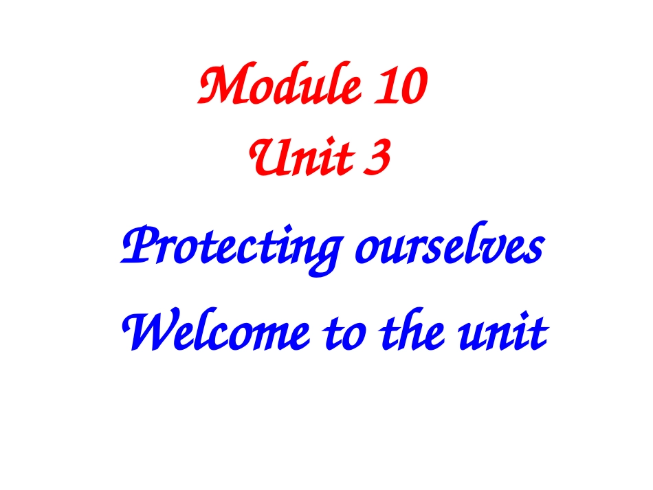 高三英语 Module10 Unit3 reading and points-牛津版 ppt 课件_第1页