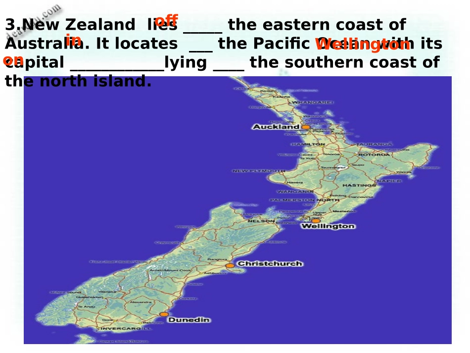 江西地区英语科高一英语Unit18 New Zealand reading 人教版 课件_第2页
