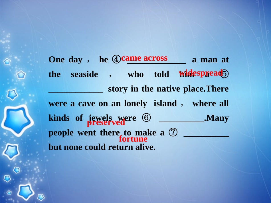 高中英语 Unit3单元盘点精品课件 牛津译林版必修2 课件_第3页