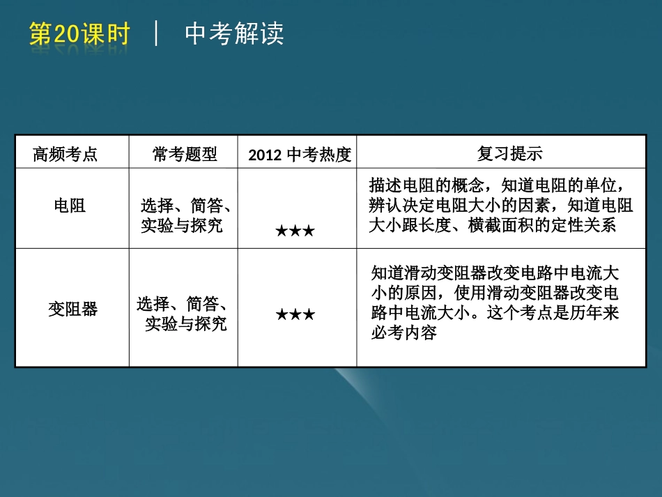 版中考生物一轮复习(含中考新题) 第电路精品课件 浙教版 课件_第3页