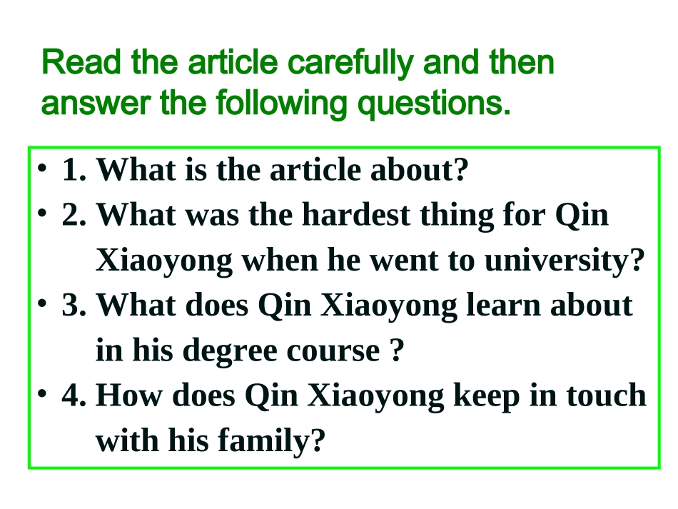 高中英语 Unit4 reading课件 牛津译林版选修11 课件_第3页