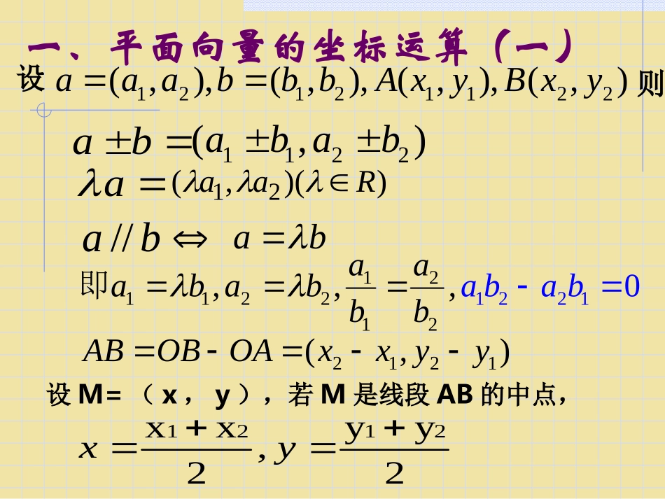 高二数学选修2-1 空间向量的坐标运算 ppt 课件_第3页