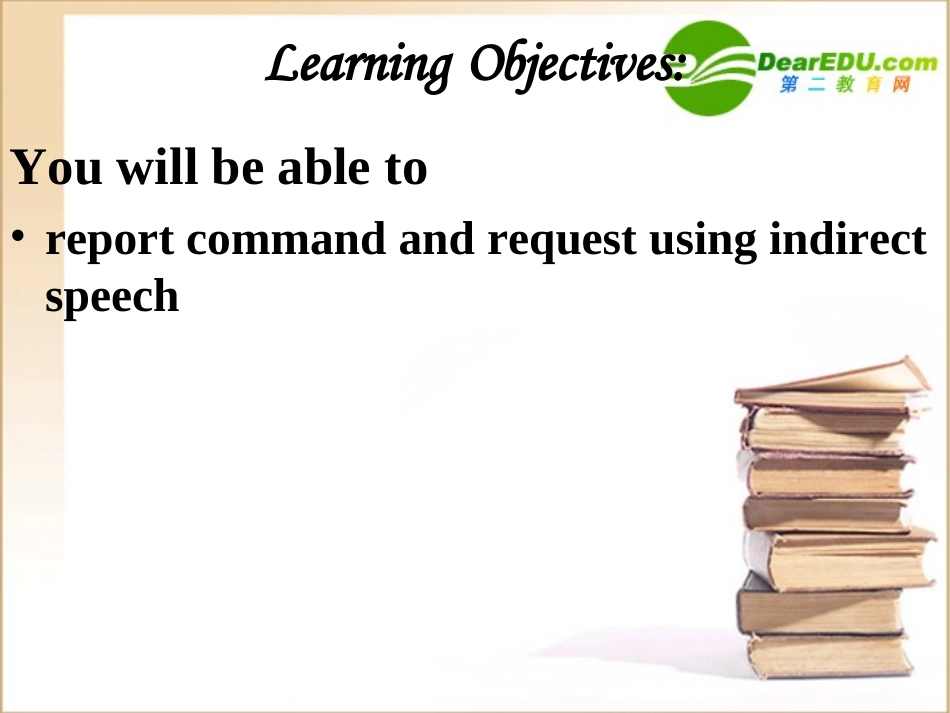 高中英语 Period 4Direct Speech Indirect Speech课件 新人教版必修1 课件_第2页