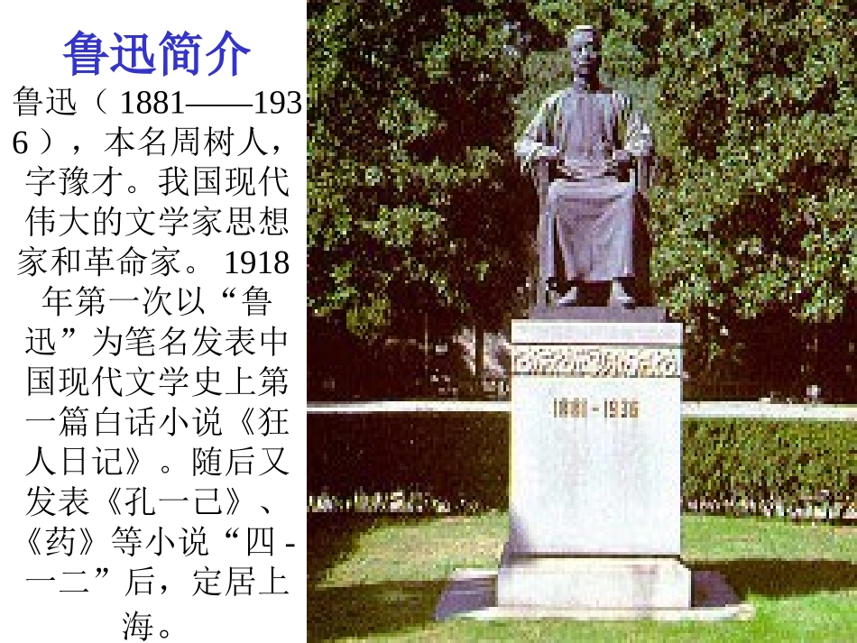 高中语文(灯下漫笔)课件6 新人教版选修中国现代诗歌散文欣赏 课件_第3页