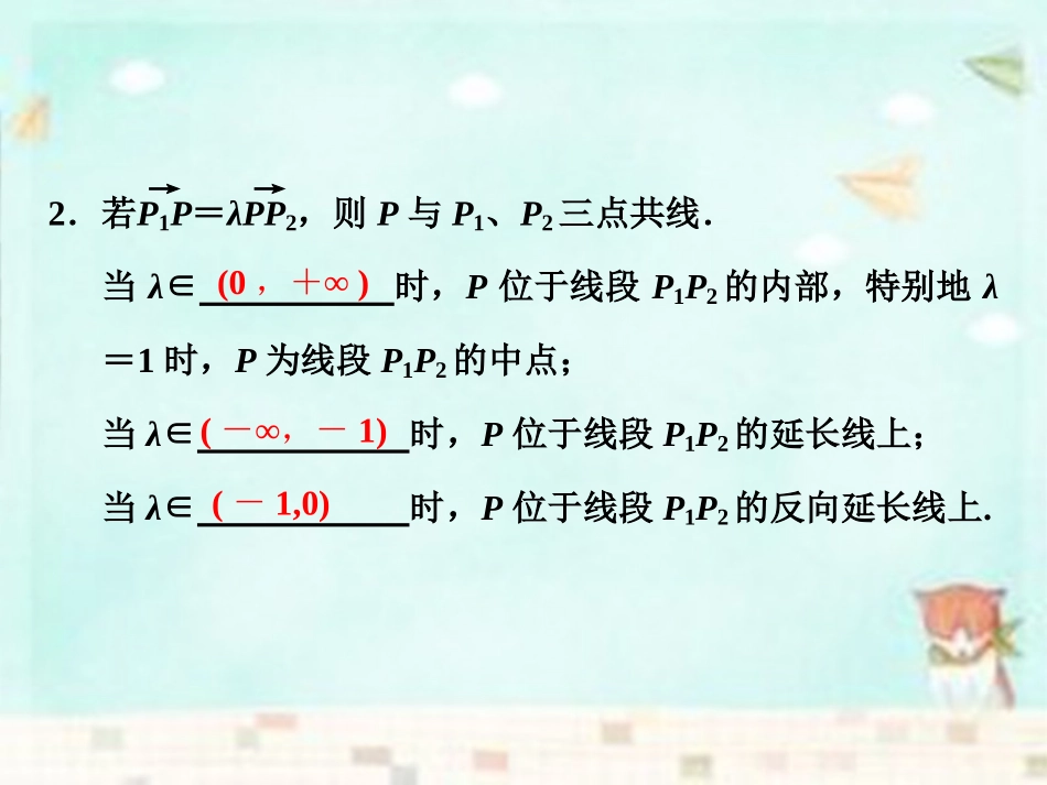 高中数学(第二辑)平面向量共线的坐标表示课件_第3页