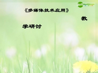 高中信息技术 (多媒体技术应用)课件 选修2 课件