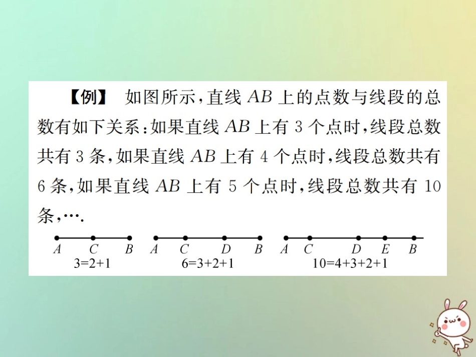 秋七年级数学上册 小专题(十二)计数问题习题课件 (新版)新人教版 课件_第2页