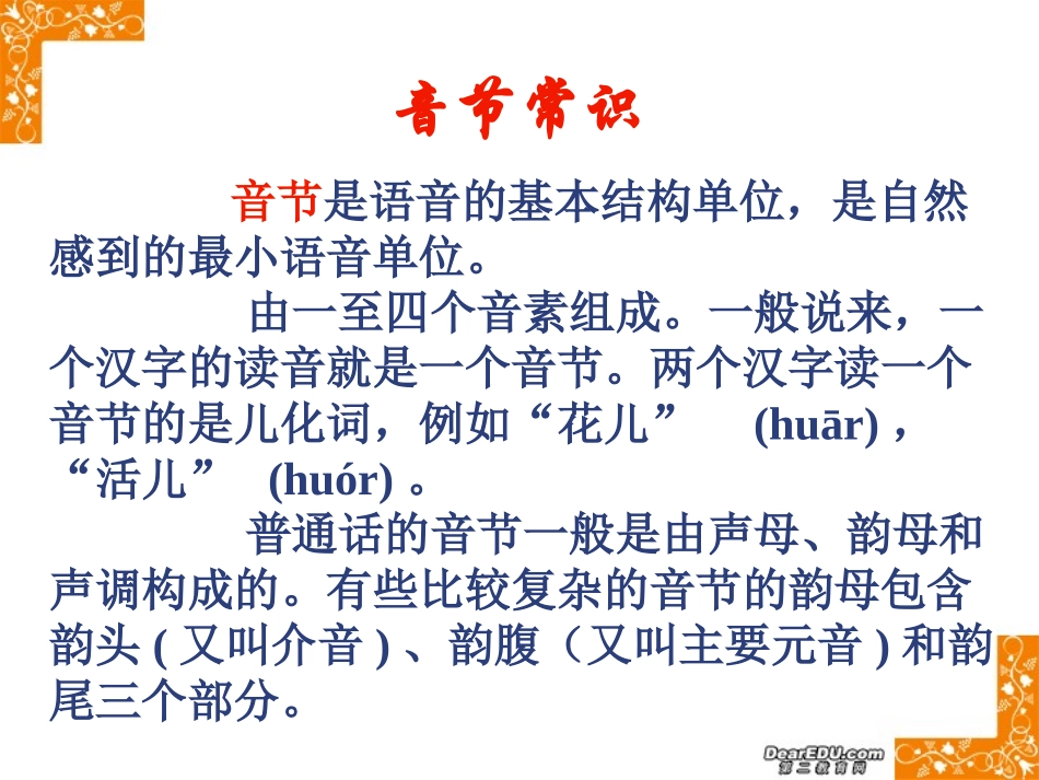 高三语文现代汉语语音 音节 课件_第2页