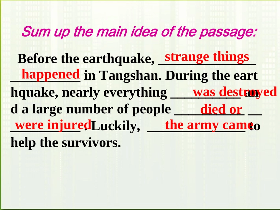 高中英语 unit4语言点示范课课件 新人教版必修1 课件_第3页