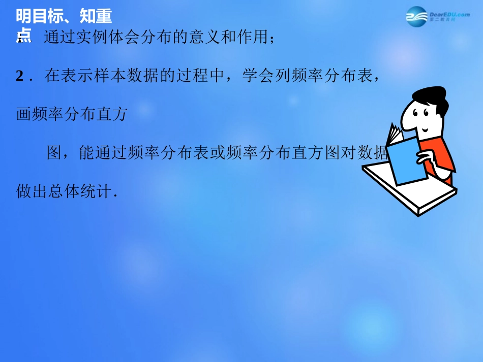 高中数学 221 用样本的频率分布估计总体分布课件1 新人教A版必修3 课件_第3页