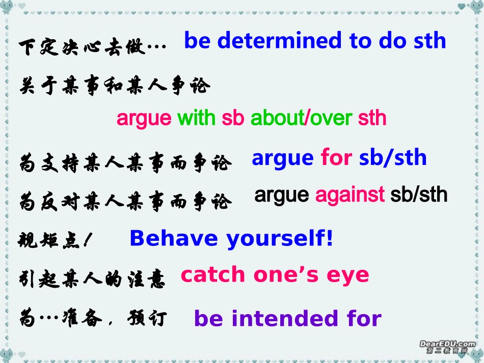 高一英语下学期词组复习资料B4 Unit1-Unit3课件 新课标 人教版 课件_第2页
