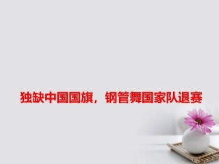 高考语文作文素材快递独缺中国国旗钢管舞国家队退赛课件-2