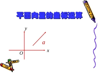 高中数学：23(平面向量的坐标运算)课件(新人教A版必修4) 课件