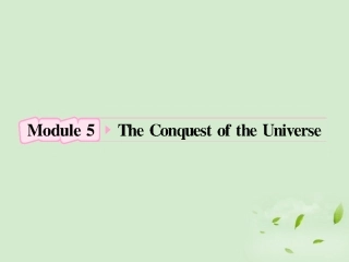 高考英语 Module5知识与要点课件 外研版选修8 课件