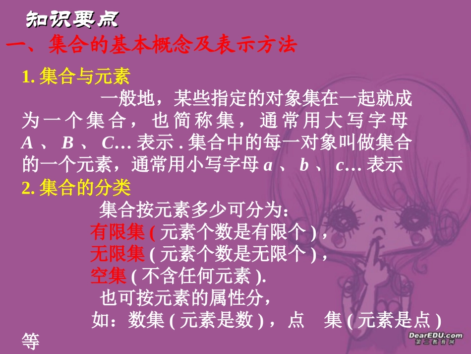 高一数学集合的概念及运算 新课标 人教版必修一 课件_第2页