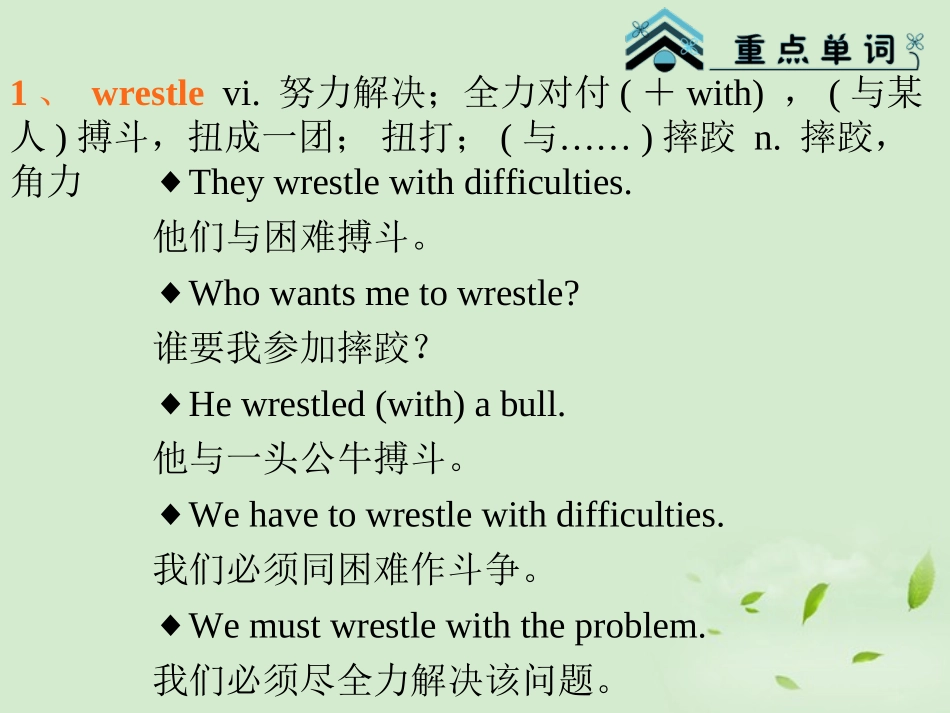 高考英语一轮复习 Module10 Unit 1 Building the future课件 牛津译林版(湖南专用) 课件_第3页
