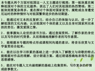 高中语文 (祖国山川颂)课件4 苏教版必修3 课件