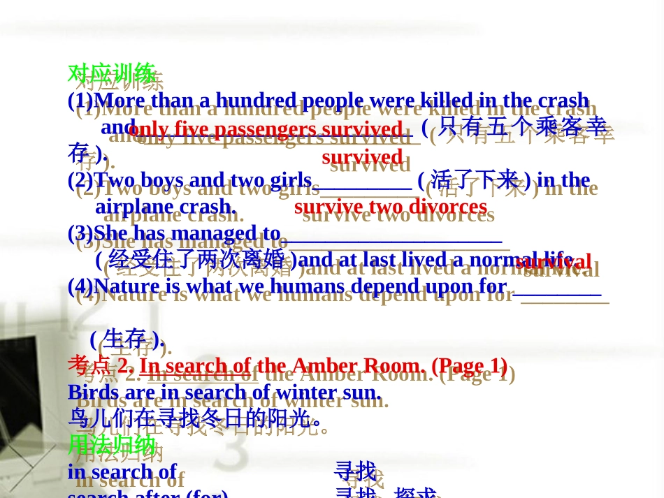 高考英语一轮复习 Unit-1 Cultural relies课件 新人教版必修2 课件_第2页