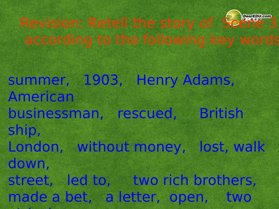 高中英语 Unit 3 The Million Pound Bank- Note课件_第3页