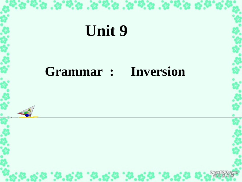 高二英语Unit9 Word study New words Grammar 人教版 课件_第1页