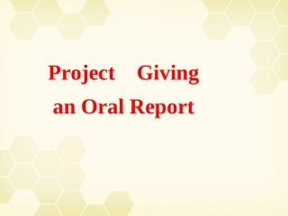 高中英语 模块五 Unit1 Project课件 牛津版必修5 课件