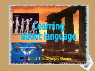 高中英语 Unit2 Learning about language课件 新人教版必修2 课件