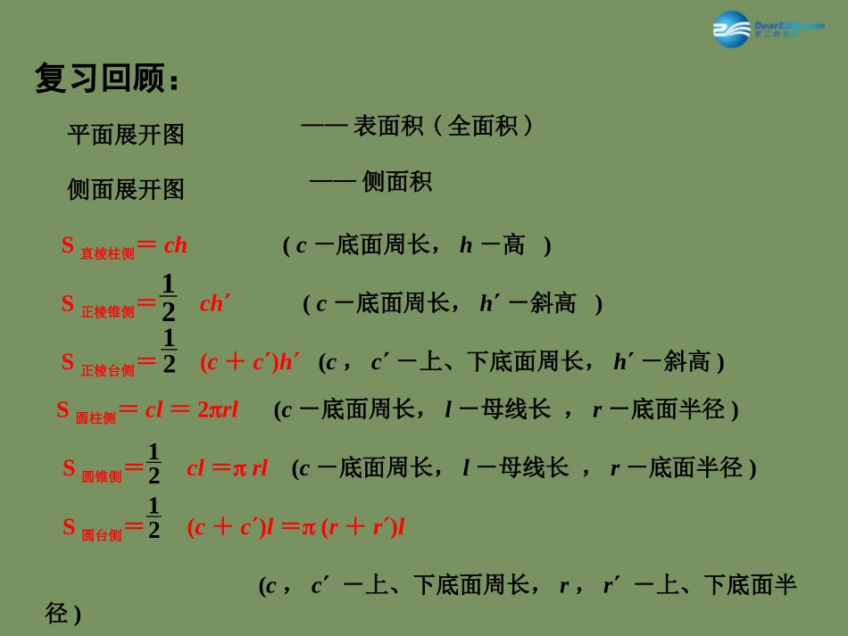高中数学 132 空间几何体的体积课件 苏教版必修2 课件_第2页