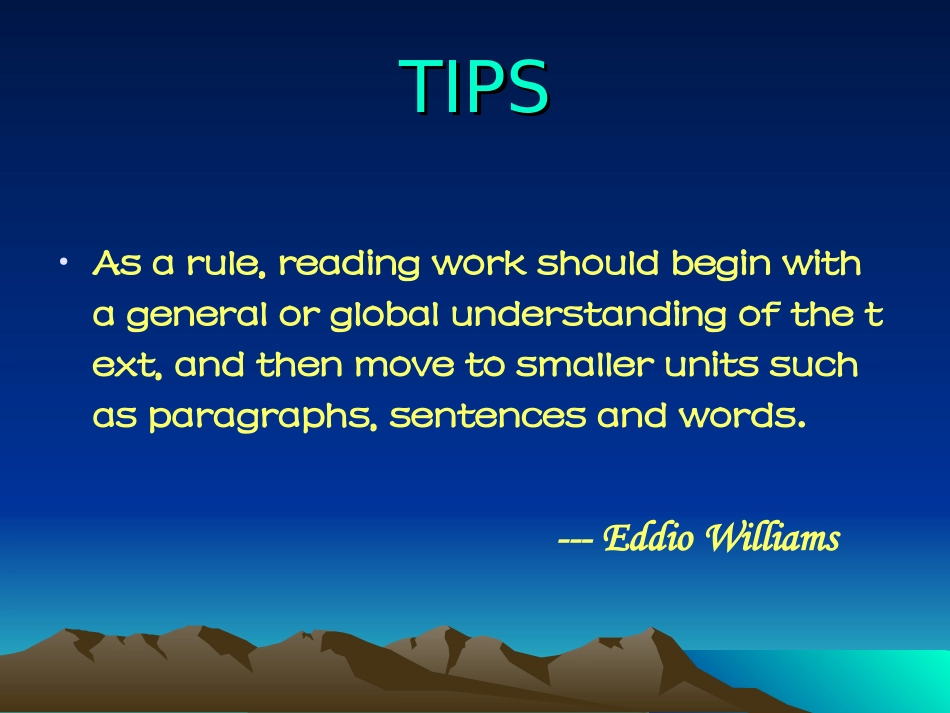 江苏地区高三英语阅读技巧 牛津英语 课件_第2页