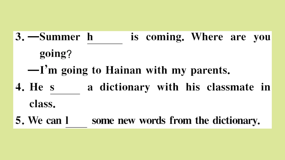 语上册 Module 7 Computers Unit 3 Language in use作业课件 (新版)外研版 课件_第3页