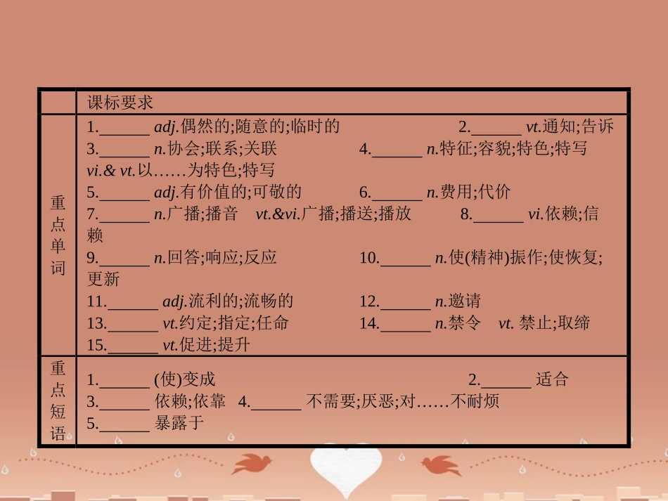 英语 Unit 5 Inside advertising 单元重点小结课件 新人教版选修9 课件_第2页