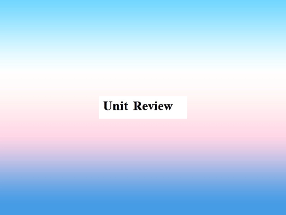 秋七年级英语上册 Unit 8 Countries around the World review课件 (新版)冀教版 课件_第1页