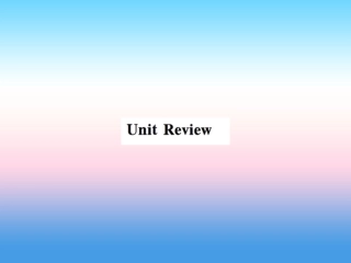 秋七年级英语上册 Unit 8 Countries around the World review课件 (新版)冀教版 课件