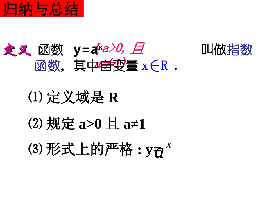 高中数学 212指数函数的图象及性质(1)课件 新人教A版必修1 课件_第3页
