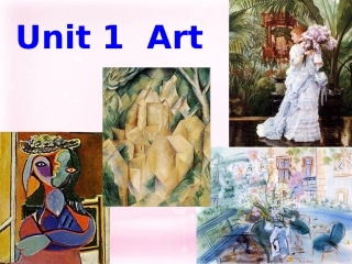 高中英语 unit1 Warming up and rading课件 新人教版选修6 课件