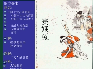 窦娥冤 人教版 课件