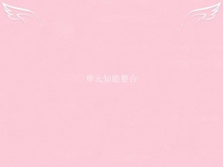 高中语文第2单元诗意地栖居单元知能整合课件语文版必修1 课件
