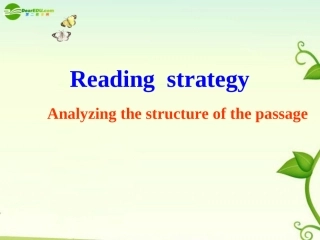 高考英语 阅读理解文章结构题解题策略课件