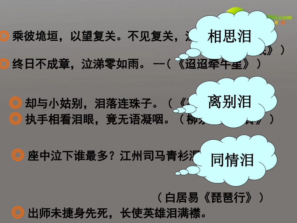 高中语文 泪珠与珍珠课件 新人教版 课件_第2页