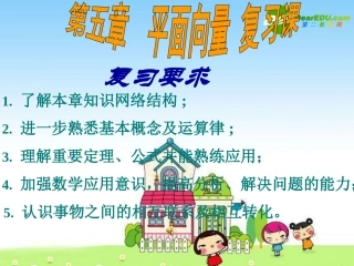 高中数学：复习(平面向量)课件(新人教A必修4) 课件