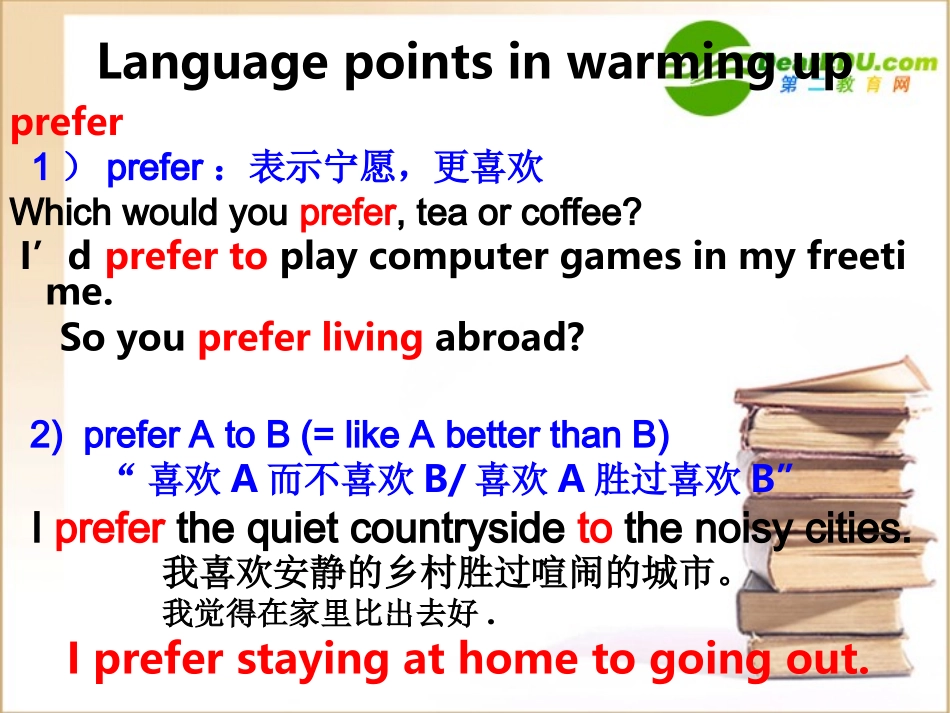 高中英语 unit3 Language points in u3课件 新人教版必修1 课件_第1页