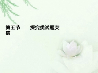 高中语文二轮复习 155 探究类试题突破课件(新课标) 课件