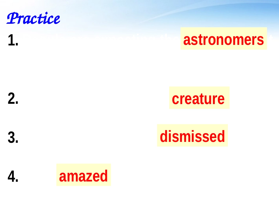 高一英语 Module2 Unit1 Tales of the unexplained Language points(2)课件 牛津版 课件_第2页