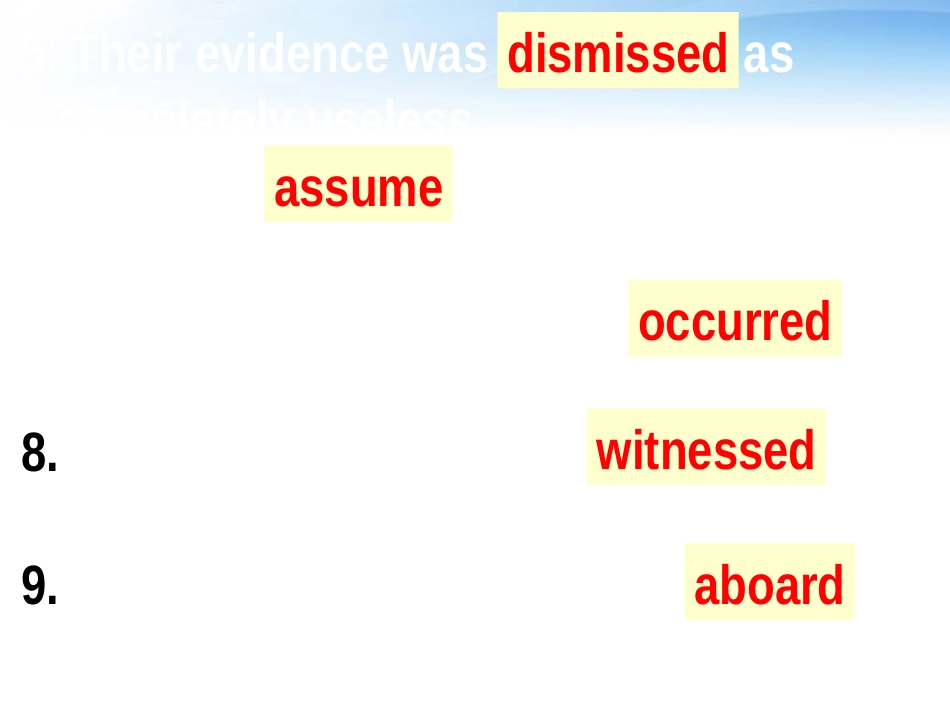 高一英语 Module2 Unit1 Tales of the unexplained Language points(2)课件 牛津版 课件_第3页