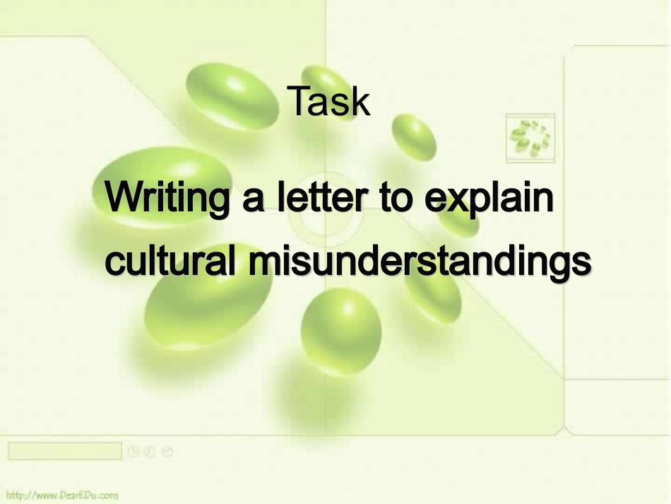 高二英语Module6 Unit3 Task课件_第1页