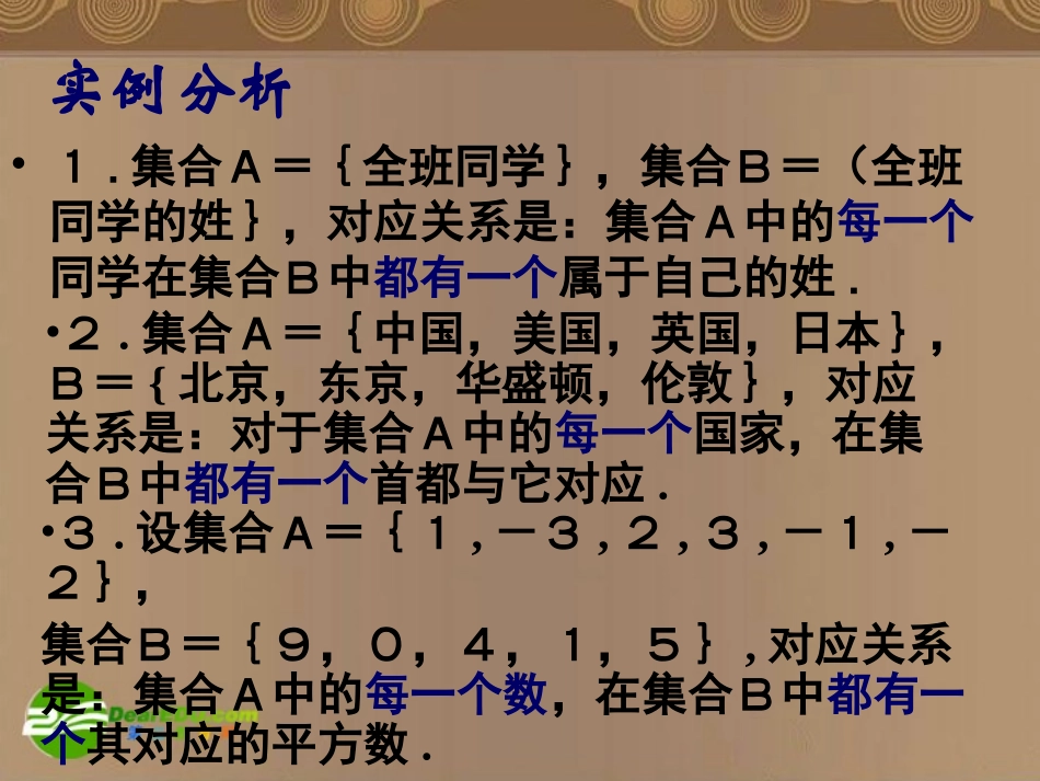 高中数学 223映射课件 新人教A版必修1 课件_第2页