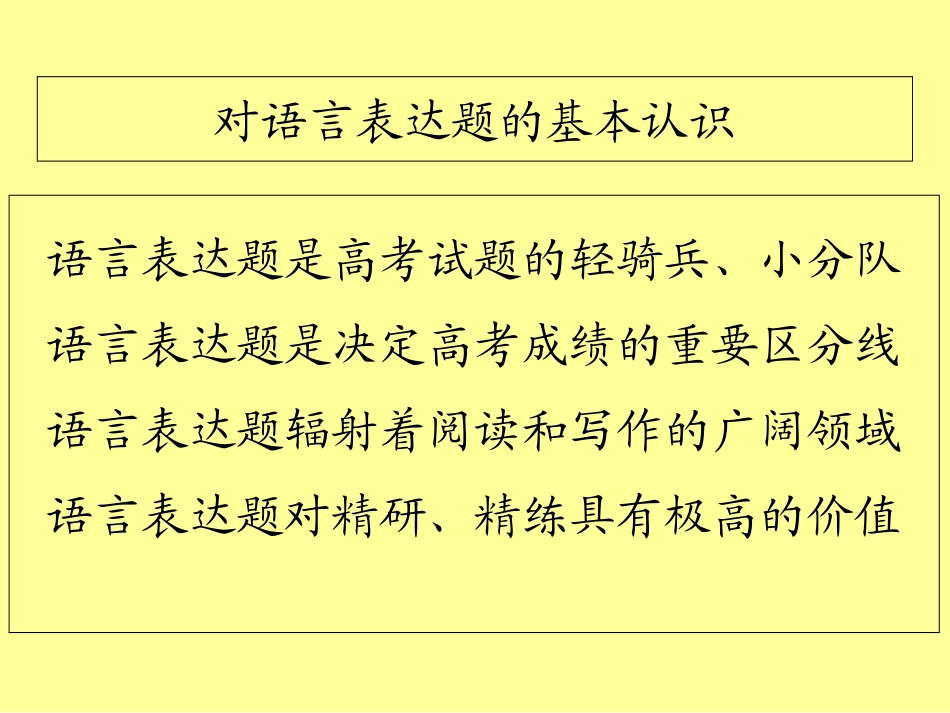 高考语文讲座---语言表达课件_第2页